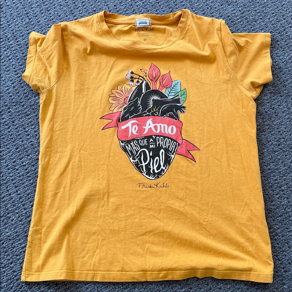 Collection Pimkie graphic tee Frida kahlo te amo mas que a mi propia piel Print